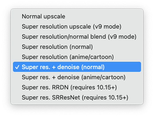 AI Resolution Enhancement
